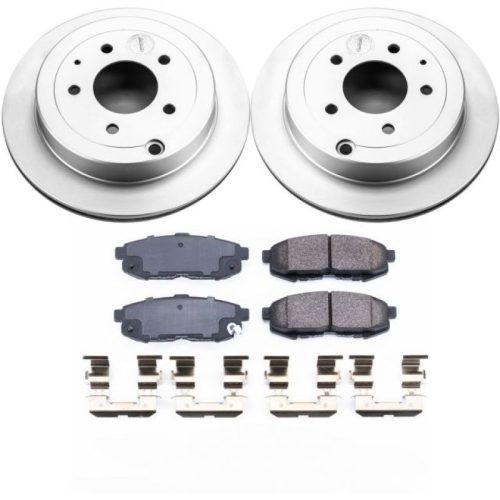 2004-2006 Mazda MPV Rear Brake Rotor and Ceramic Pad Assembly - Heavy-Duty Fleet Replacement