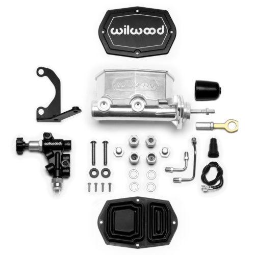 261-15544-P Wilwood Compact Tandem Master Cylinder for Mustang (Pushrod) - 1 Inch Bore