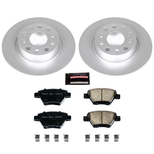 2010-2014 Volkswagen Golf, Passat & Jetta Heavy-Duty Z23 Evolution Sport Coated Brake Rotor Kit - Premium Replacement
