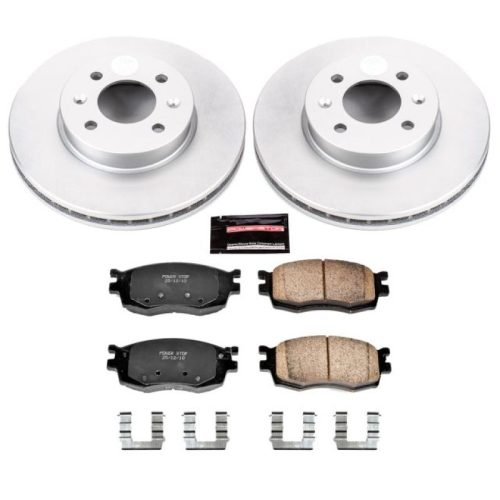 2006-2007 Kia Rio & Hyundai Accent Front Z17 Evolution Geomet Coated Brake Kit - Premium Replacement for Heavy-Duty Fleet Use