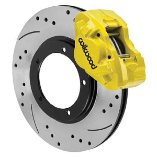 1969-1974 Porsche 911 Front Brake Assembly with Drilled Rotors and Flex Lines - High-Performance Replacement