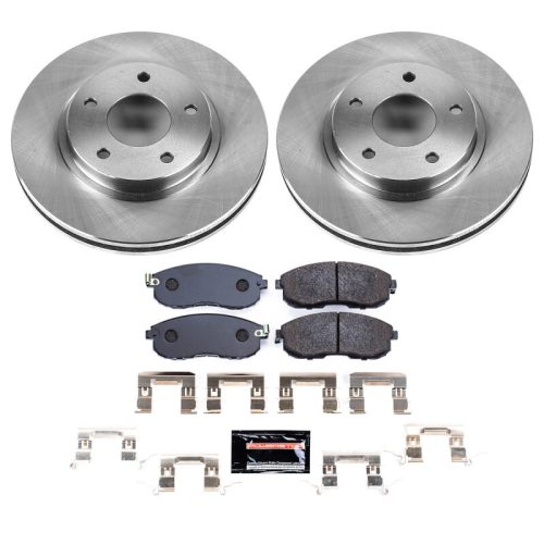 2000-2001 Infiniti I30 Front Track Day Brake Kit - High-Performance Brake Rotor and Pad Assembly for Heavy-Duty Fleet Use - Premium Replacement