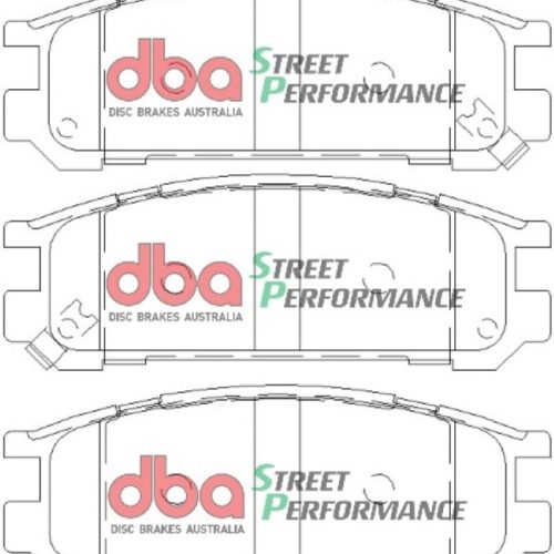 DBA Street Performance Rear Brake Pads for Subaru Impreza 1993-98 - Premium Replacement