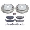 2003-2006 Dodge Ram 1500 Rear Semi-Coated Rotor Brake Assembly - Heavy-Duty Fleet Replacement