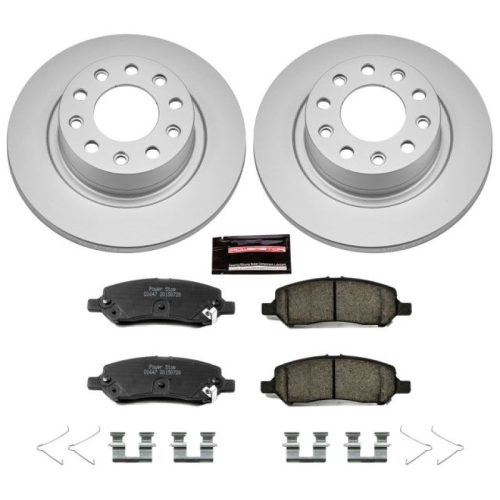 2013-2016 Dodge Dart Rear Brake Rotor and Ceramic Brake Pad Assembly - Heavy-Duty Fleet Replacement