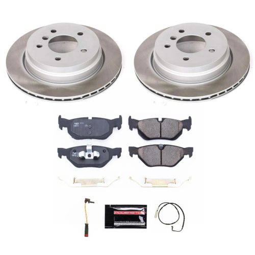 2006 BMW 325xi Rear Semi-Coated Rotor Brake Assembly - Heavy-Duty Replacement for Fleet Vehicles