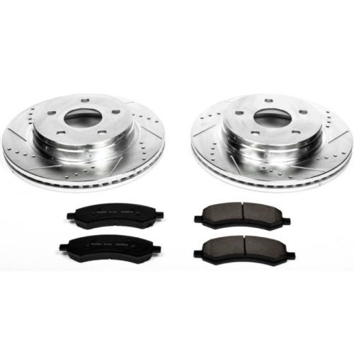 2006-2009 Dodge Ram 1500, 2007-2009 Dodge Durango & Chrysler Aspen Front Z23 Evolution Sport Brake Upgrade Kit - Premium Heavy-Duty Replacement