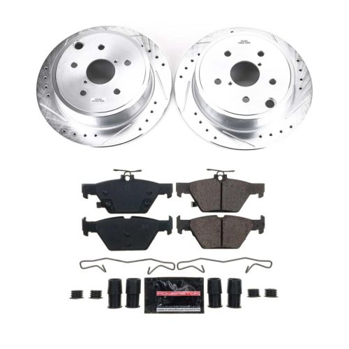 2021 Subaru WRX Rear Z23 Evolution Sport Brake Rotor and Pad Assembly - Heavy-Duty Replacement for Enhanced Towing and Daily Driving Performance