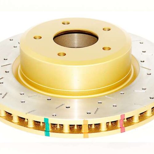 DBA 4000 Series Front Slotted and Drilled Rotor for Pontiac GTO 2005-2006 - Premium Replacement Performance Brake Rotor - Image 6