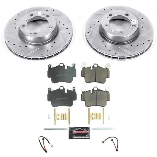 2009-2012 Porsche Cayman & Boxster Front Z23 Evolution Sport Brake Rotor and Pad Upgrade - Premium Replacement