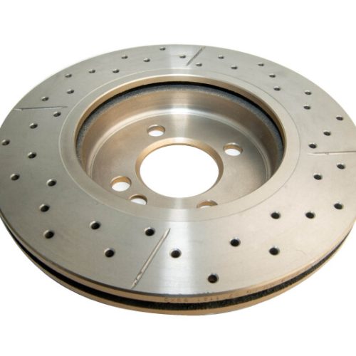DBA Street Series Drilled and Slotted Rotor Front 2002-06 Mini Cooper - Premium Replacement - Image 2
