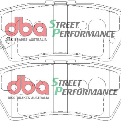 DBA Street Performance Brake Pads for Nissan Pathfinder 2004-2011 Rear - Premium Replacement
