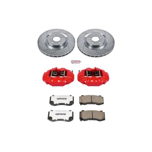 2006-2010 Dodge Magnum & Charger Heavy-Duty Brake Upgrade Kit with Drilled & Slotted Rotors - Premium Replacement