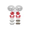 1997-2004 Ford Mustang Rear Z26 Street Warrior Brake Upgrade Kit with Drilled & Slotted Rotors - Heavy-Duty Performance Replacement
