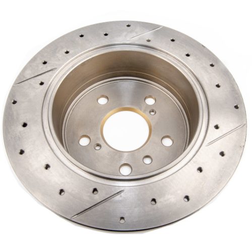 DBA Street Series Cross Drilled and Slotted Front Rotor for Lexus ES and Toyota Camry 2010-2012 - Premium Replacement - Image 2