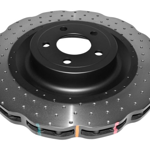 DBA 4000 Series Wave Cross Drilled Rotor - Front Fitment for Ford Mustang '15-'17 Heavy-Duty Performance Replacement - Image 2
