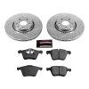2011-2014 Volvo S60 Front Brake Rotor and Carbon-Fiber Ceramic Brake Pad Assembly - Heavy-Duty Performance Replacement
