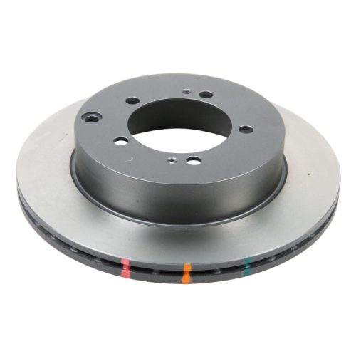 DBA 4000 Series T3 Slotted Rear Brake Rotor for Mitsubishi EVO RS IV/V/VI 1996-2001 - Performance Replacement for Street, Track, and SUV Applications