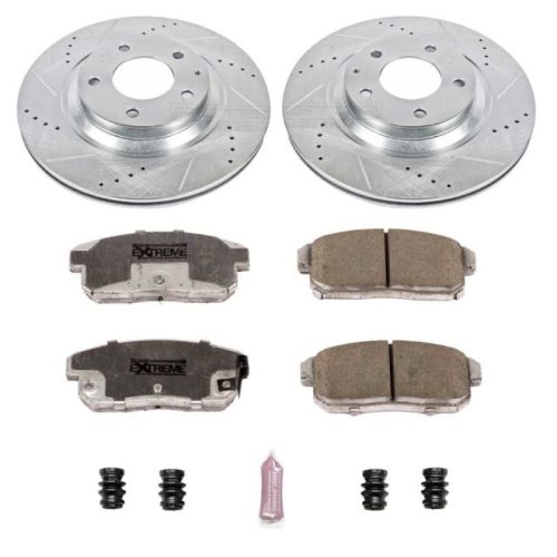 2004-2011 Mazda RX-8 Rear Z26 Street Warrior Brake Upgrade Kit - Premium Heavy-Duty Performance Brake System