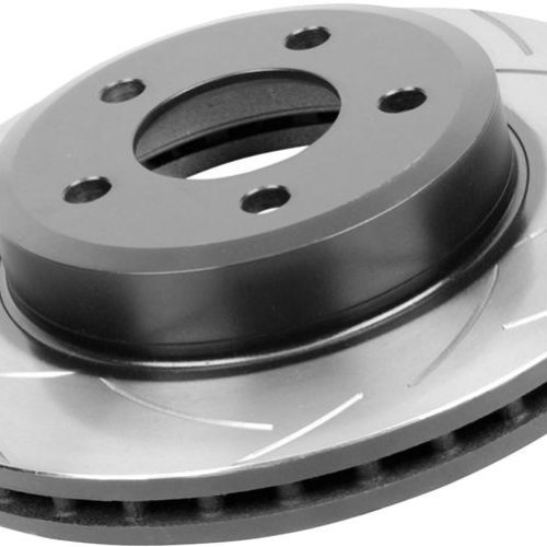 DBA T2 Street Series Slotted Brake Rotor for 2000-2011 Mitsubishi Galant and 2000-2001 Mitsubishi Eclipse - Premium Replacement