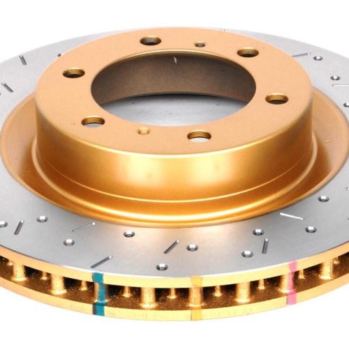 DBA 4000 Series XS Front Drilled and Slotted Rotor for Toyota 4Runner and FJ Cruiser 2010-13 - Premium Replacement - Image 3