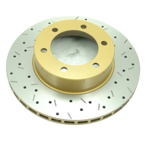DBA 4000 Series XS Front Drilled and Slotted Rotor for Toyota Land Cruiser 1996-2002 and 4Runner 1996-2002 - Premium Replacement - Image 3