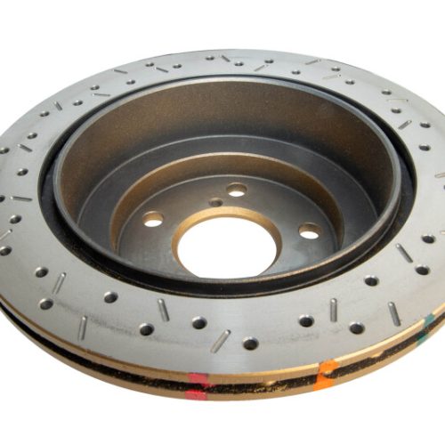 DBA 4000 Series XS Rotor for Subaru WRX '98-00 Front Drilled and Slotted Performance Replacement - Image 8