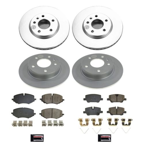 2020-2021 Buick Encore GX and Chevrolet Trailblazer Front & Rear Z17 Geomet Coated Brake Kit - Premium Replacement