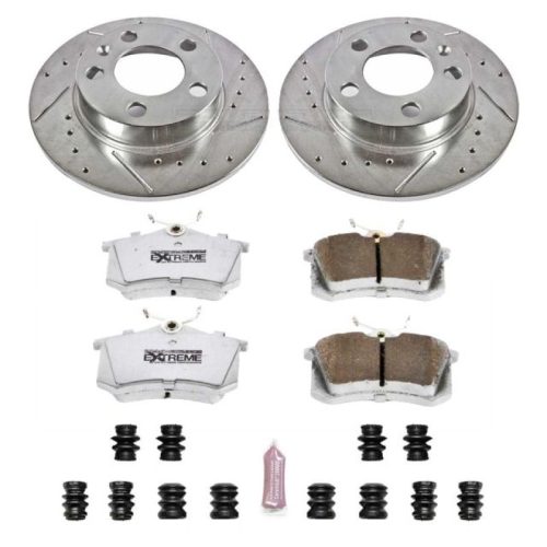 2002-2010 Volkswagen Beetle, 2003 Volkswagen Golf Rear Z26 Street Warrior Brake Upgrade Kit - Premium Replacement