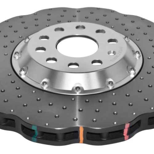 DBA 5000 Series Cross Drilled Brake Rotor Front 2010-11 Volkswagen Golf R 2.0L - Premium Replacement