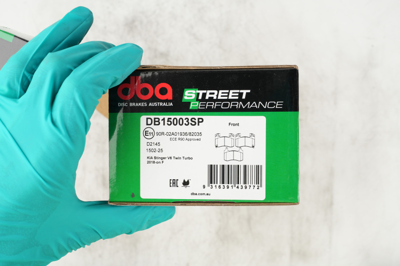 DBA Street Performance Brake Pads for Kia Stinger 2018-22 Front Set - Premium Replacement - Image 10