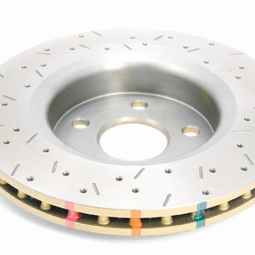 DBA 4000 Series Drilled and Slotted Front Rotor for Jeep Commander and Grand Cherokee 2005-2010 - Premium Replacement - Image 2