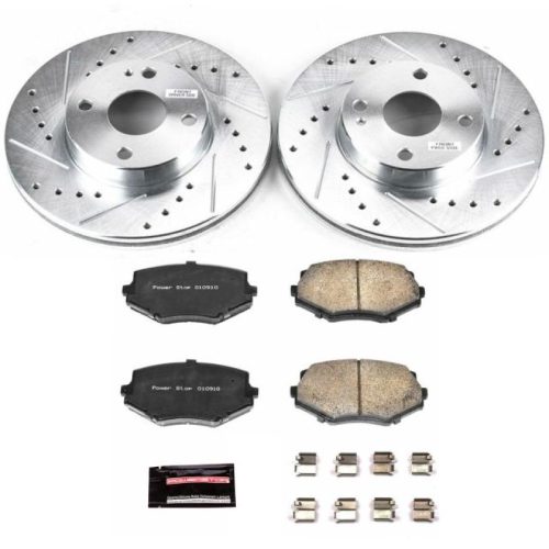 1995-2001 Mazda Miata Front Z23 Evolution Sport Brake Upgrade Kit - Premium Heavy-Duty Replacement