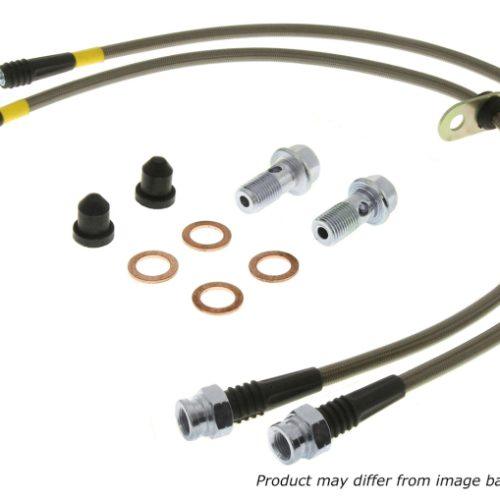 950.34011 Stoptech Stainless Steel Braided Brake Lines for BMW 525i, 535i, 550i Drop-in