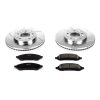 2004-2007 Ford Freestar Front Brake Rotor and Carbon-Fiber Ceramic Pad Upgrade - Premium Heavy-Duty Replacement