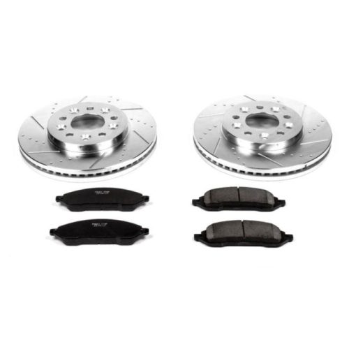 2004-2007 Ford Freestar Front Brake Rotor and Carbon-Fiber Ceramic Pad Upgrade - Premium Heavy-Duty Replacement