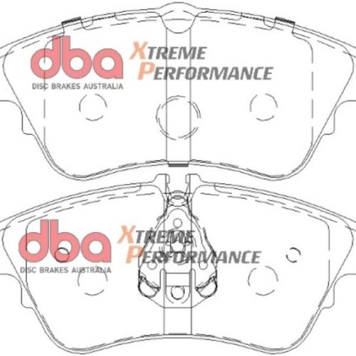 DBA XP Series Brake Pads Front Fitment 2010-11 Audi A4 Quattro and A5 Q5 S4 S5 Heavy-Duty Performance Replacement