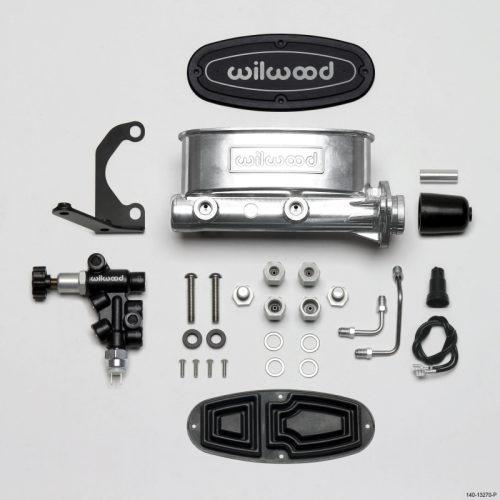 Heavy-Duty Aluminum Tandem Chamber Master Cylinder Kit with Proportioning Valve for Automotive and Industrial Applications - Image 2