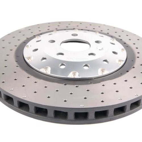 DBA 5000 Series Drilled and Slotted Rotor for Audi RS7 2017-2018 Front - Premium Replacement