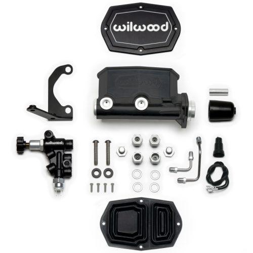 261-15662-BK Wilwood Compact Tandem Master Cylinder for Automotive High-Performance Applications Drop-in