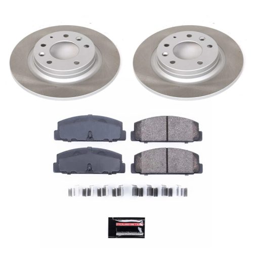 2003-2005 Mazda 6 & Protege Heavy-Duty Brake Rotor and Ceramic Pad Assembly - Premium Replacement