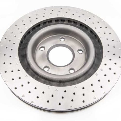 DBA 4000 Series Cross Drilled Brake Rotor Front 2005-2013 Chevrolet Corvette and 2006 Cadillac XLR - Premium Replacement - Image 3