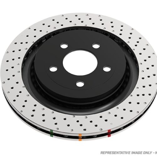 DBA 4000 Series Drilled Rotors Rear Fitment for BMW M3 and 1 Series M 2008-13 - Premium Replacement