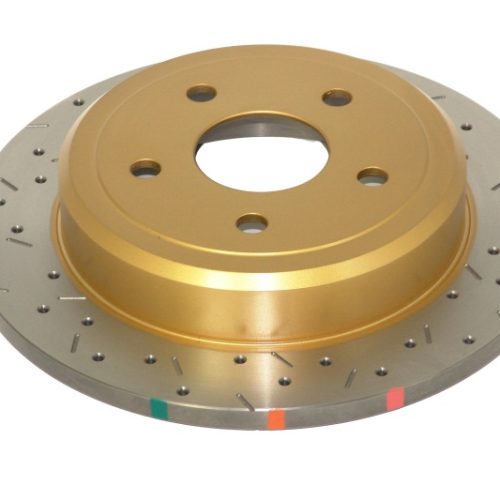 DBA 4000 Series Rear Drilled and Slotted Rotor for Infiniti QX56, Nissan Armada, Nissan Titan 2005-08 - Premium Replacement - Image 6