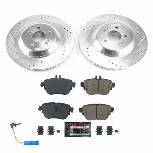 2017-2021 Mercedes-Benz E300 & E350 Rear Z23 Evolution Sport Brake Upgrade Kit - Premium Heavy-Duty Replacement