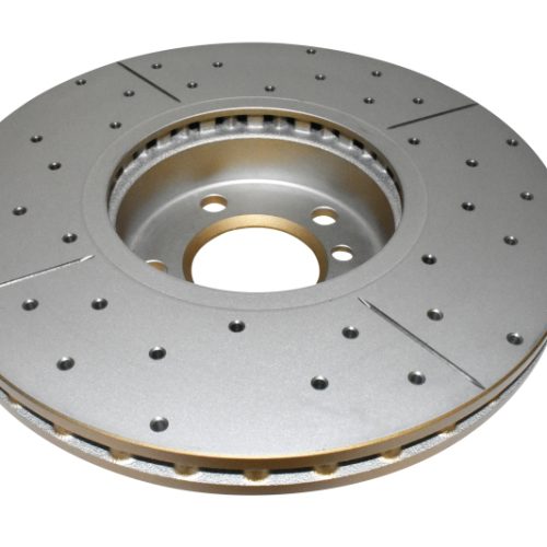 DBA Street Series Cross Drilled and Slotted Front Rotor for BMW X5 2010-15 - Premium Replacement - Image 3