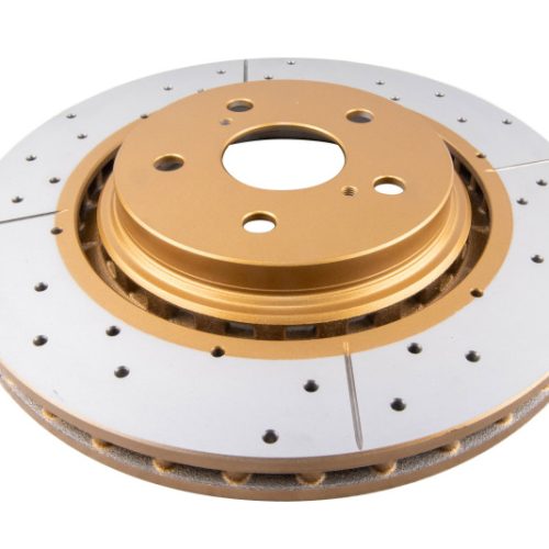 DBA Street Series Drilled and Slotted Rotor for 2010-2011 Toyota Highlander and Sienna - Premium Replacement