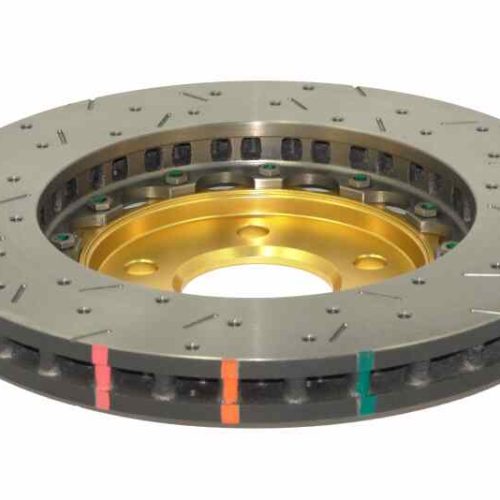 DBA 5000 Series XS Rotor for Ford Mustang 2005-2013 Front Drilled and Slotted Two-Piece Brake Rotor - Premium Replacement - Image 7