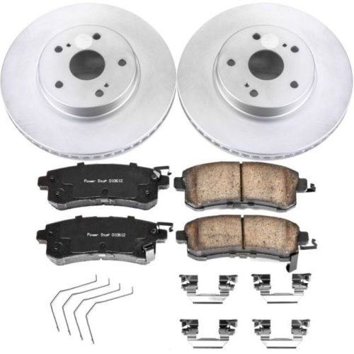 2016-2018 Subaru Legacy Front Brake Rotor and Ceramic Pad Assembly - Premium Replacement