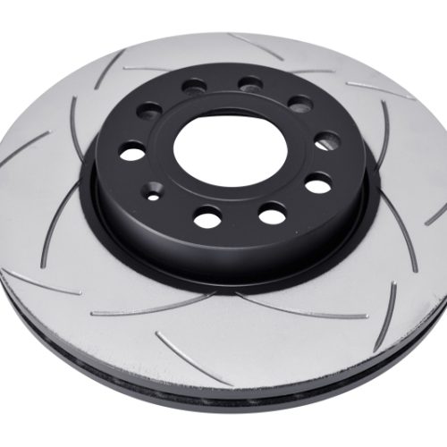 DBA Street Series T2 Slotted Brake Rotor - Front 2010-12 Volkswagen Jetta, 2010 Volkswagen Golf, 2011-12 Audi A3 - Premium Replacement - Image 2